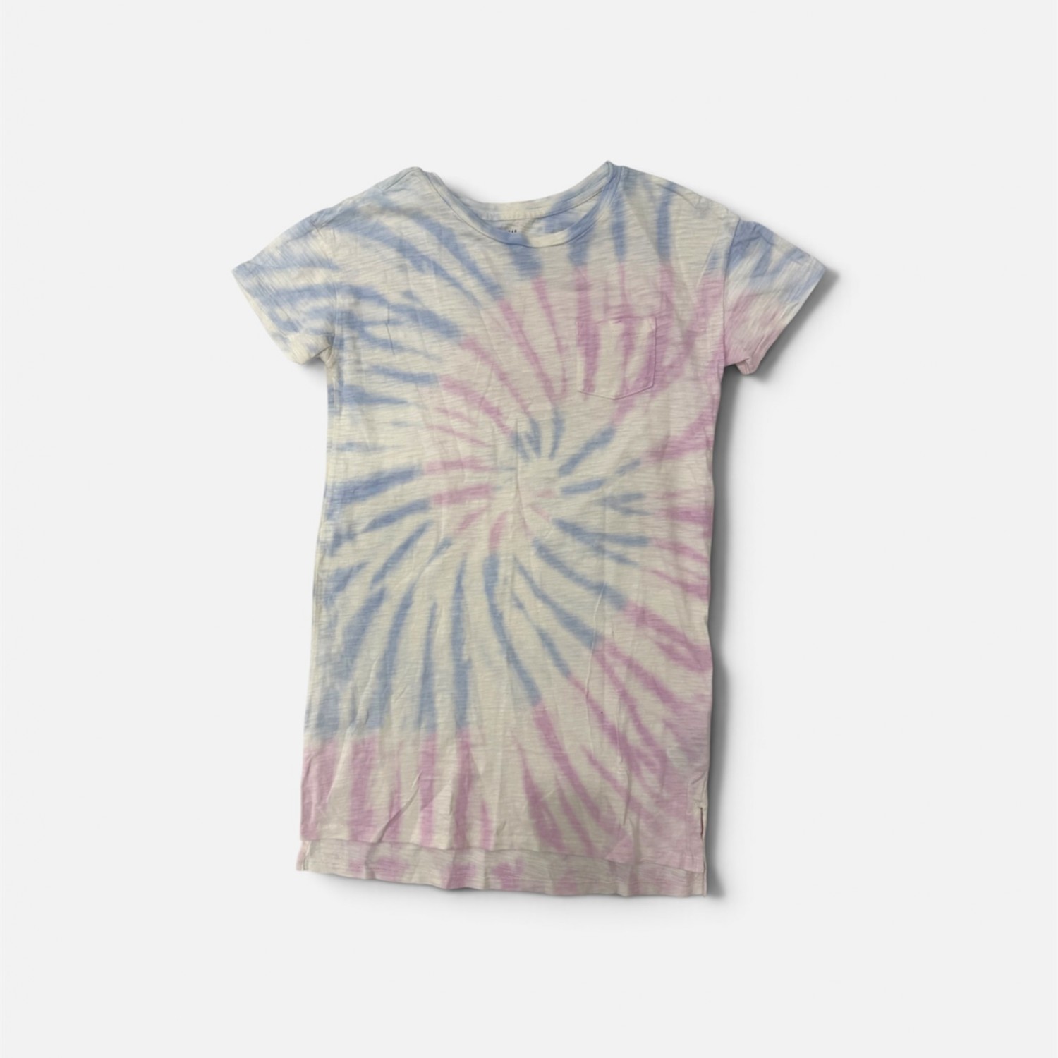 Tie-Dye T-Shirt Φόρεμα Παστέλ Μπλε/Λιλά / Pre-Owned